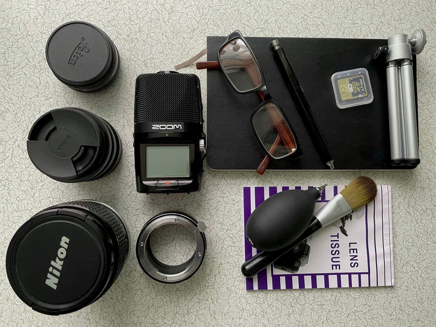 The contents I want to put in the bag.