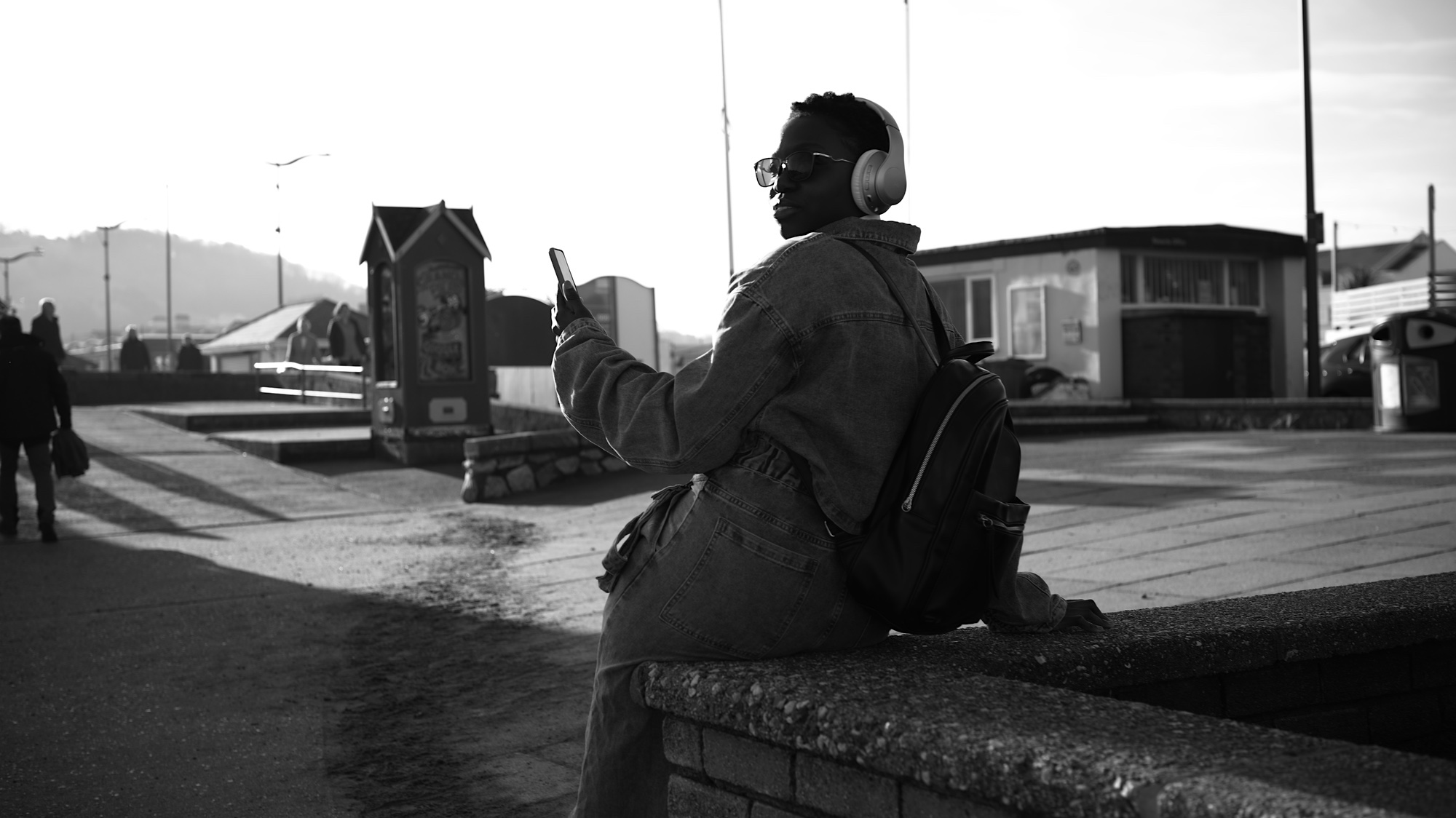 Leo and Davina celebrating the end of the ceremony.